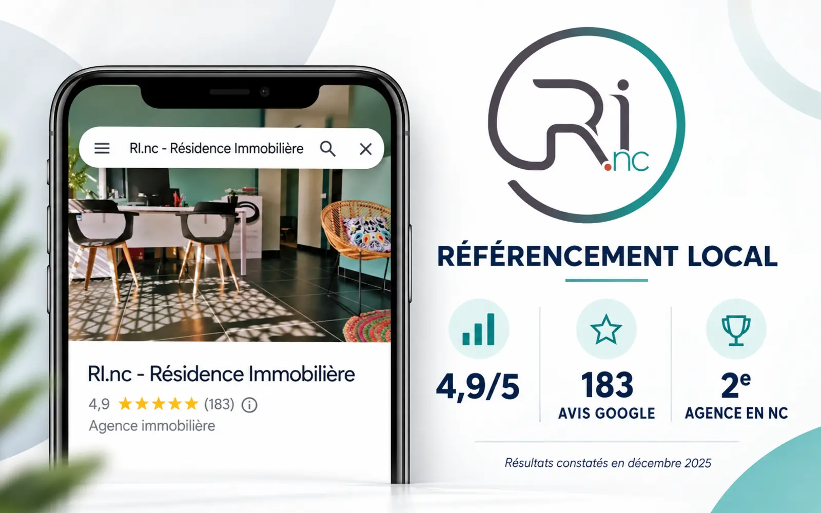 Référencement local de Résidence Immobilière NC